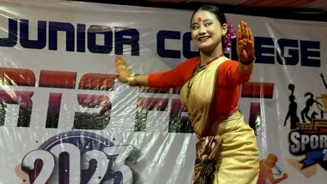Gitimoni Borgohain//Bihu flok dance//##@@