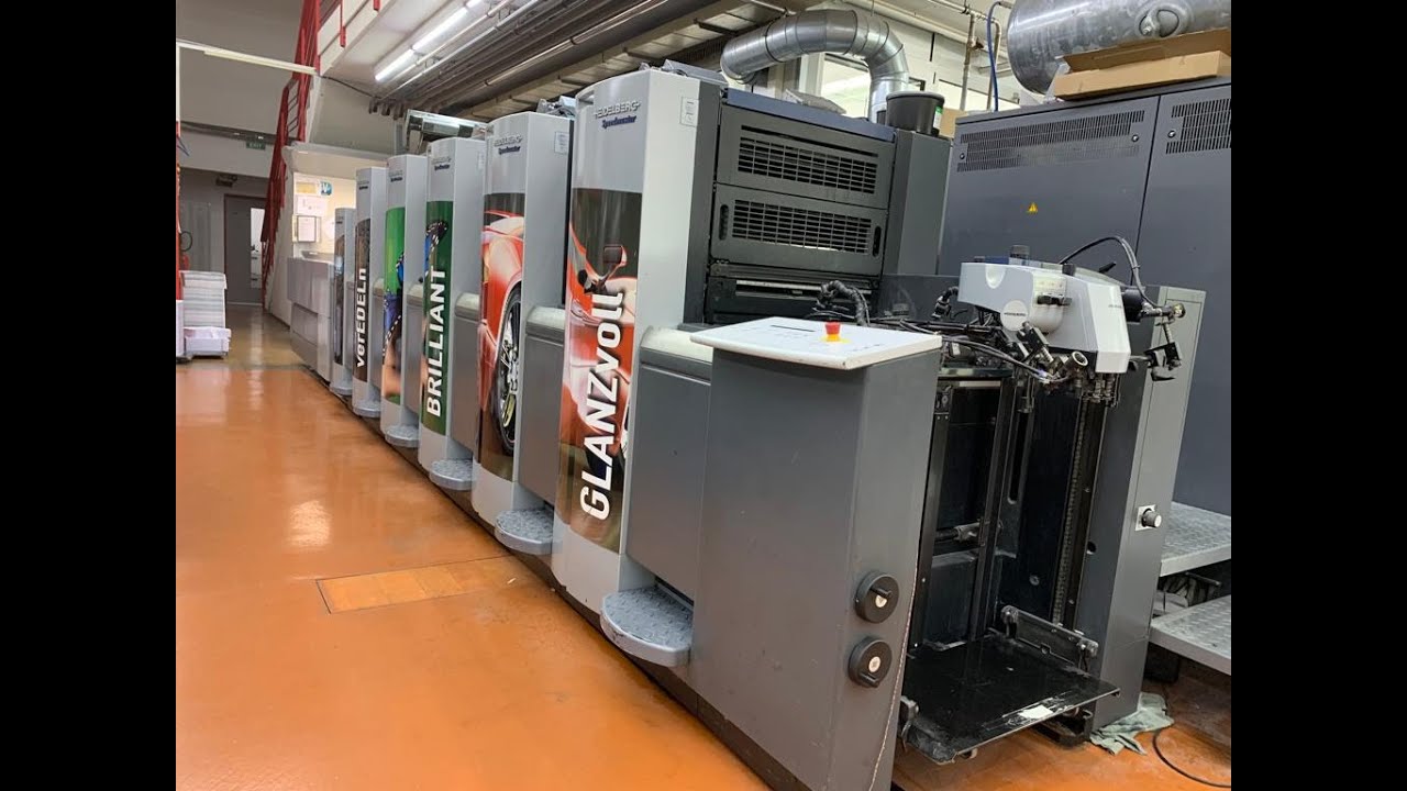 5-colour Heidelberg Speedmaster SX 52 5 H+LX (LE UV)