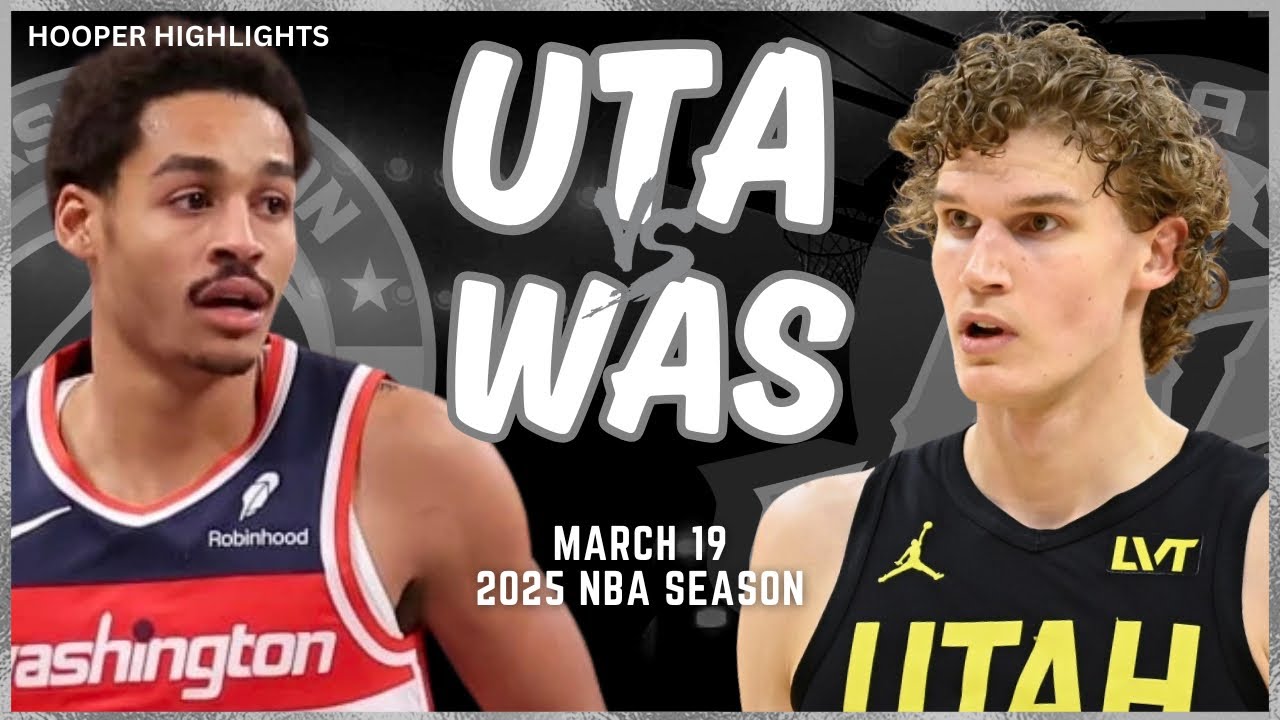 Utah Jazz vs Washington Wizards Full Game Highlights | Mar 19 | 2025 NBA Season