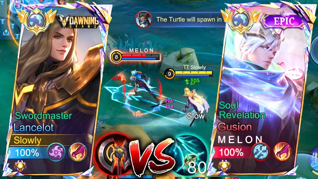 SUPER HARD GAME‼️GLOBAL LANCELOT VS PRO GUSION | GAMEPLAY TOP GLOBAL LANCELOT - MLBB