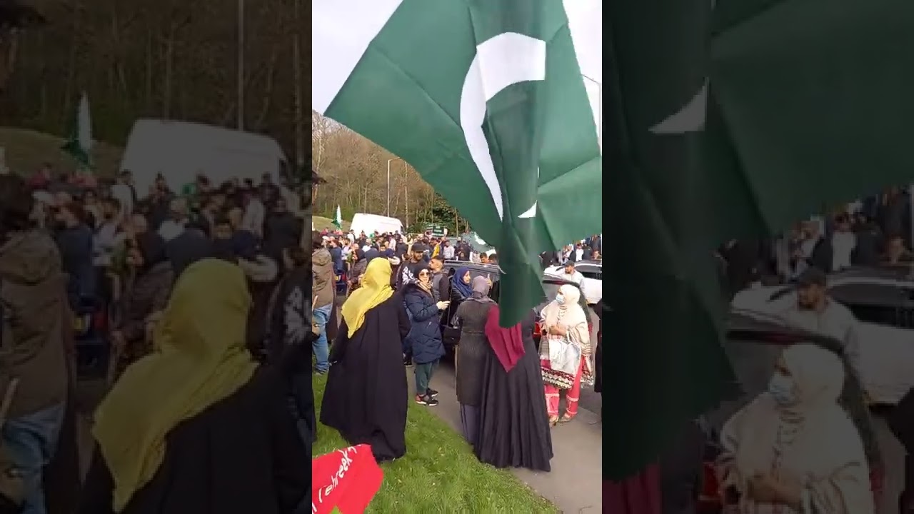 PTI PROTEST BRADFORD 14.04.2022