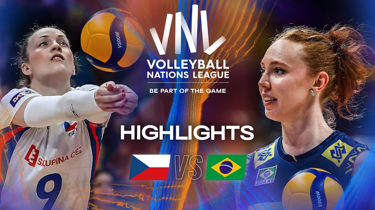 Czechia 🇨🇿 vs. Brazil 🇧🇷 - Highlights | Week 1 | Women's VNL 2025
