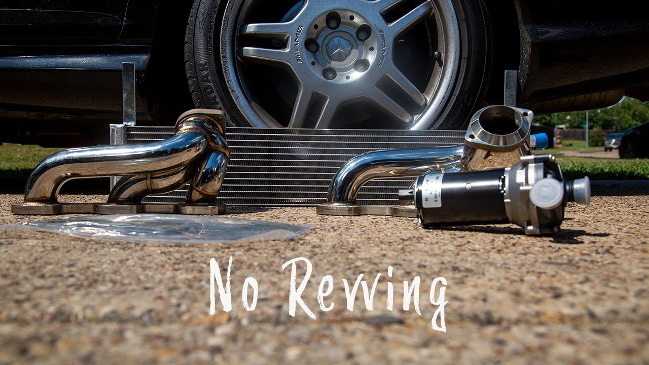 Installing AMG C32 Upgrades: Headers, Heat Exchanger, and Intercooler Pump