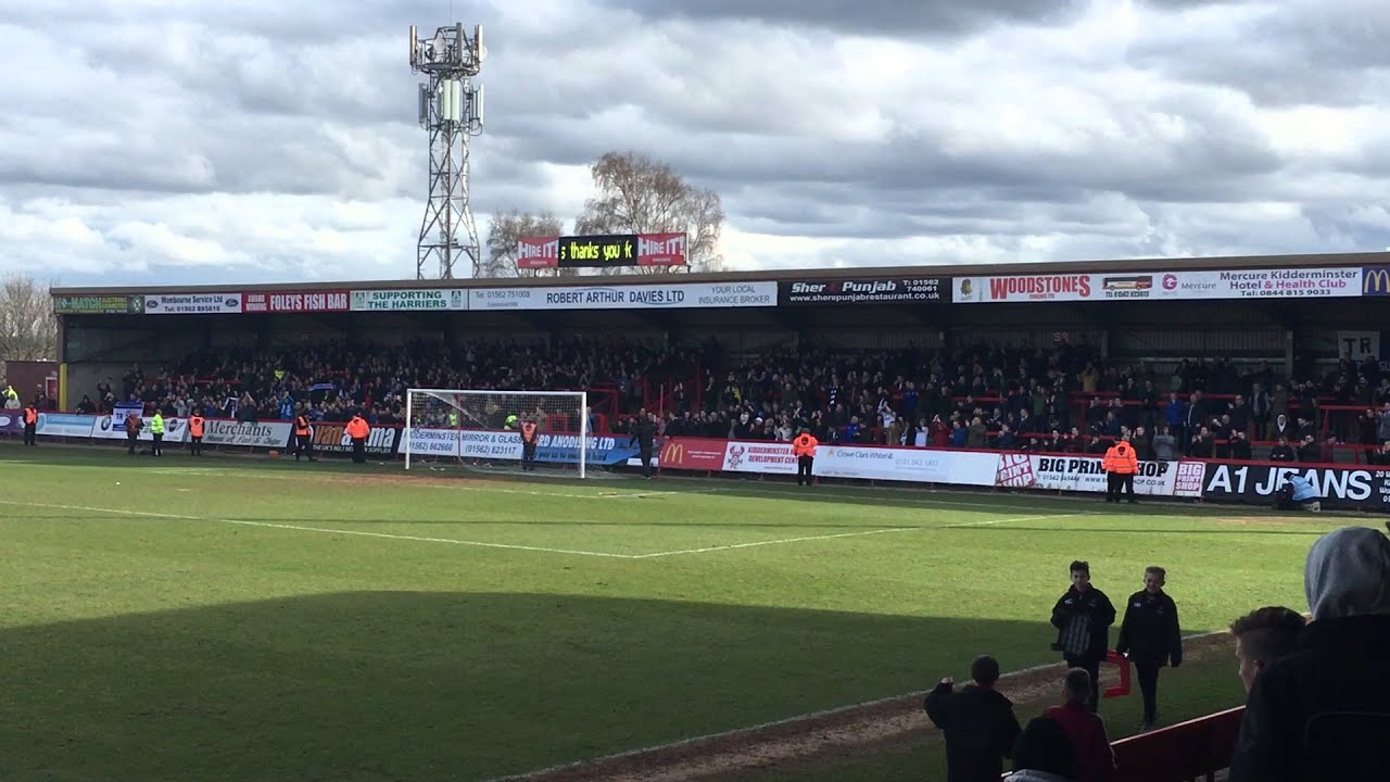 Super White Army Celebrate Win At Kidderminster