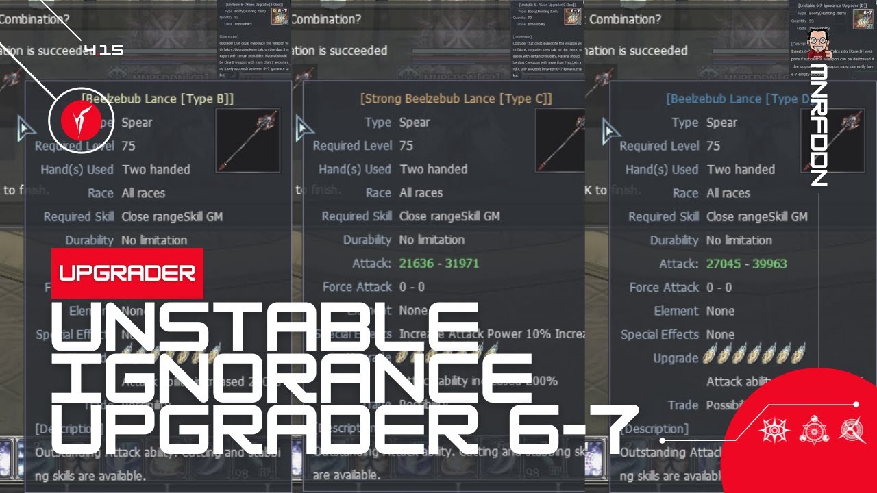 RF ONLINE 4.15 - Unstable Ignorance Upgrader 6-7