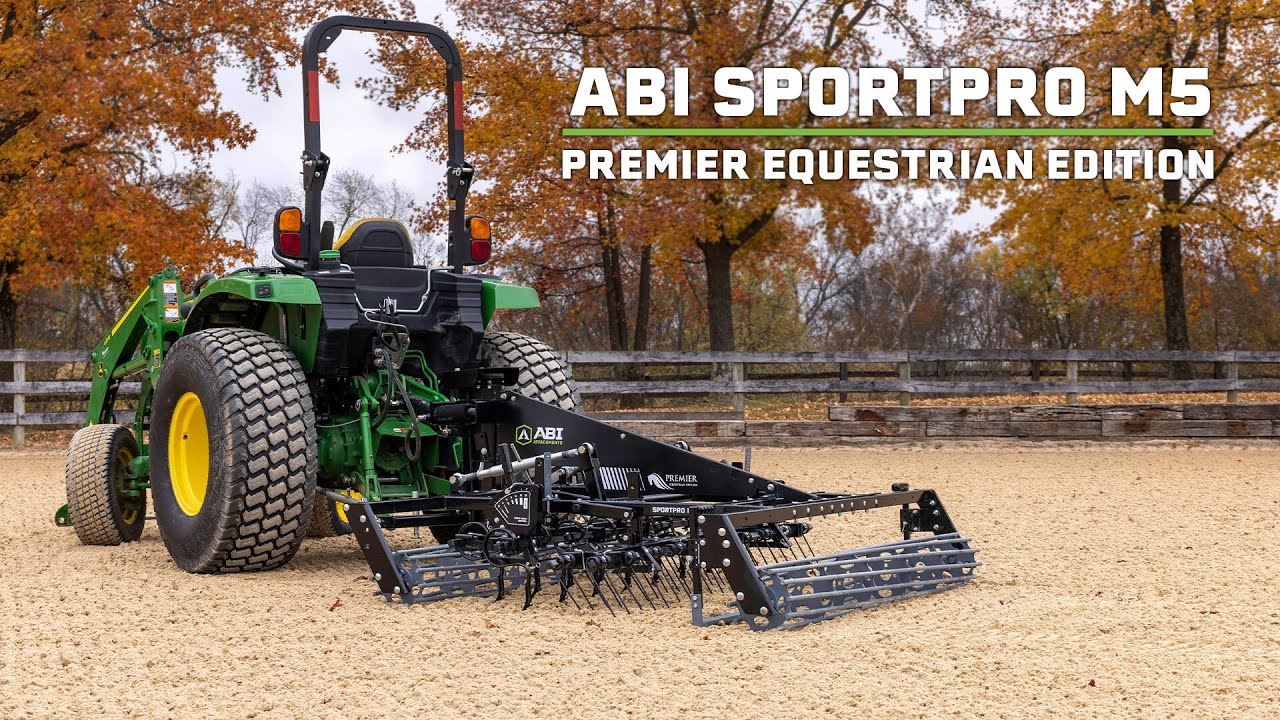 ABI SportPro M5 – Premier Equestrian Edition: Tractor Arena Drag for Sand Footing with Additives