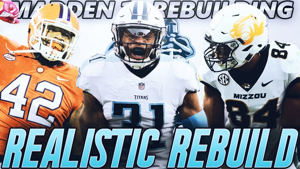Tennessee Titans Realistic Rebuild | Drafting Christian Wilkins! Madden 19 Franchise