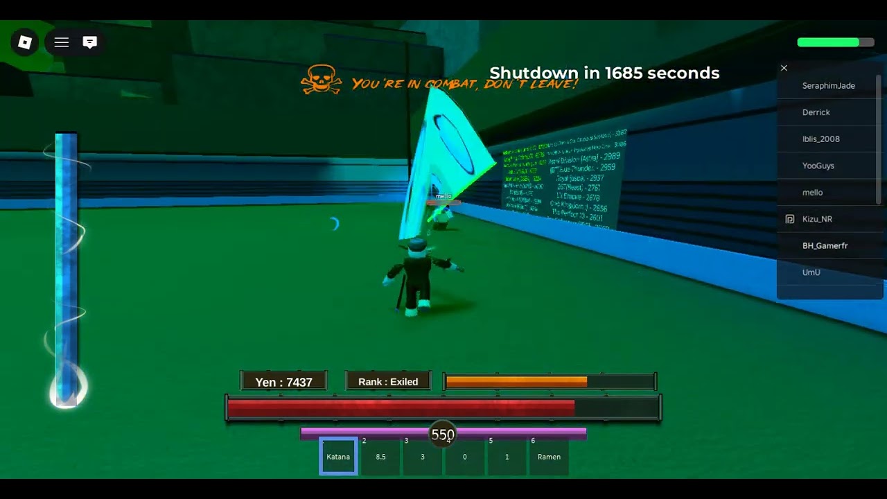 2 1v1s DSBA(Demon slayer burning ashes)