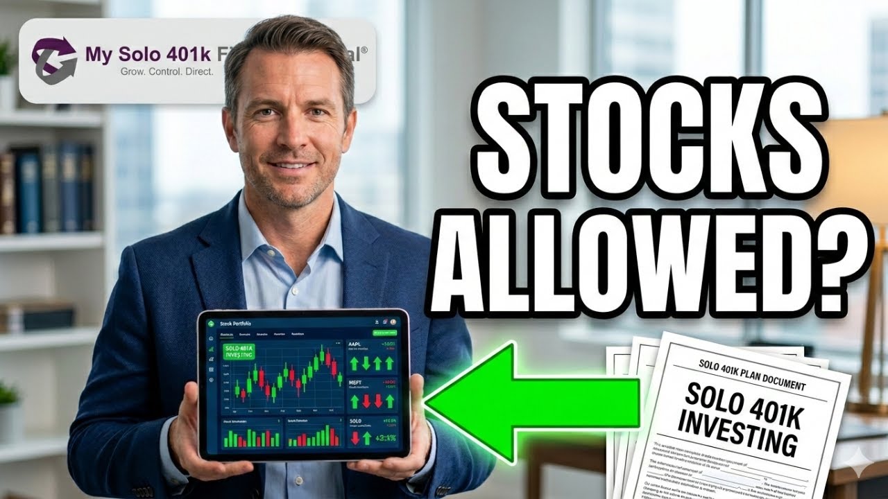 Can Solo 401k invest in Stocks? 📱