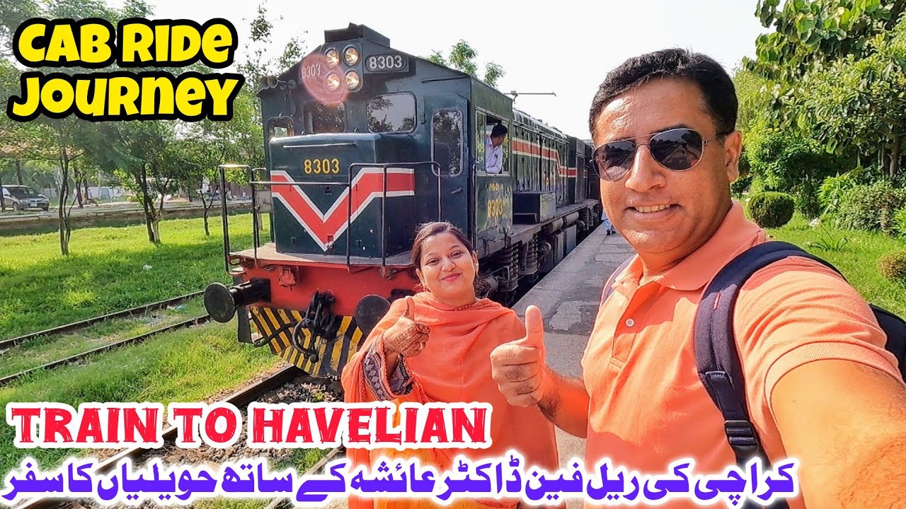 Travel of 267Up Rawalpindi Passenger Train from Rawalpindi to Havelian cantonment | Cab Ride