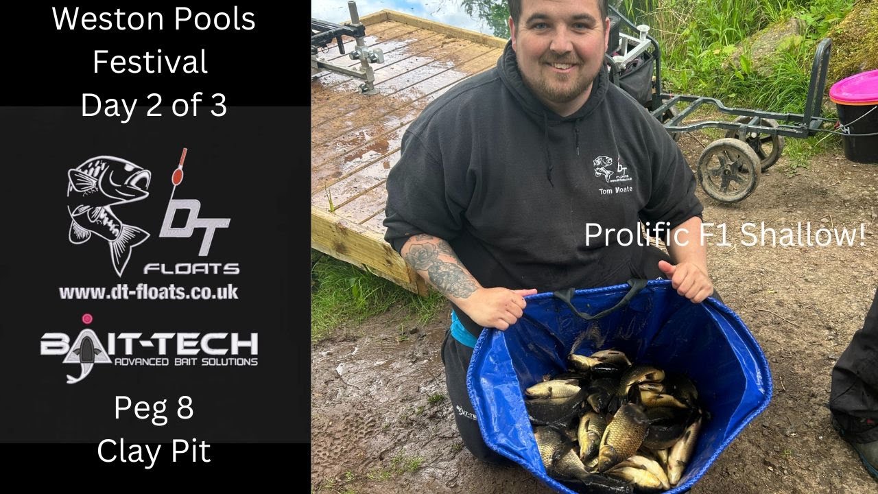 Weston Pools DT Festival Day 2 - ClayPit Peg 8. Prolific F1 shallow venue!  Lake Win!