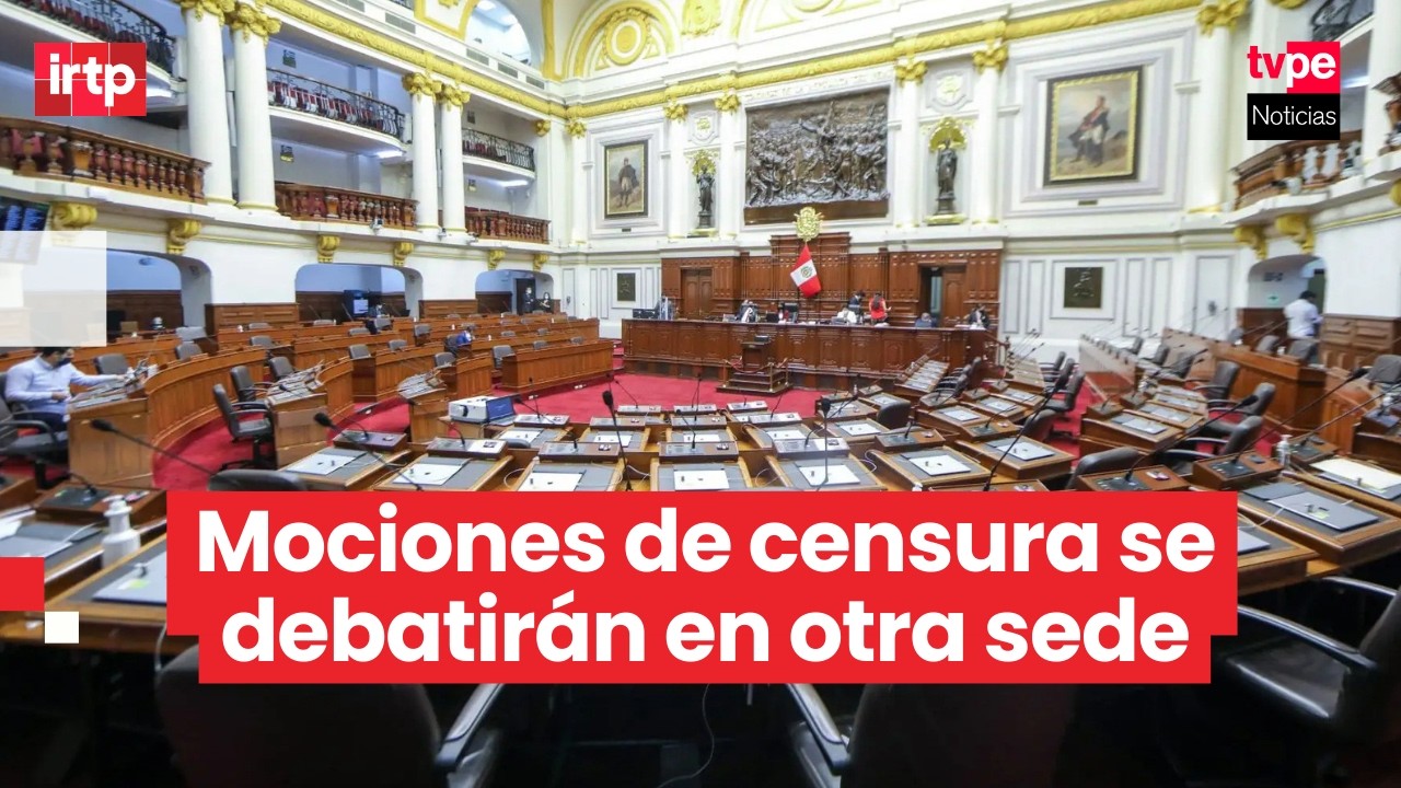 No será en el Congreso: conoce dónde debatirán las mociones de censura contra el presidente Jerí