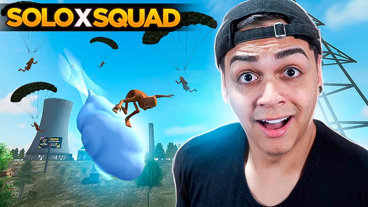 TUNG TUNG SAHUR NO RUSH INFINITO SOLO VS SQUAD FREE FIRE MOBILE!!