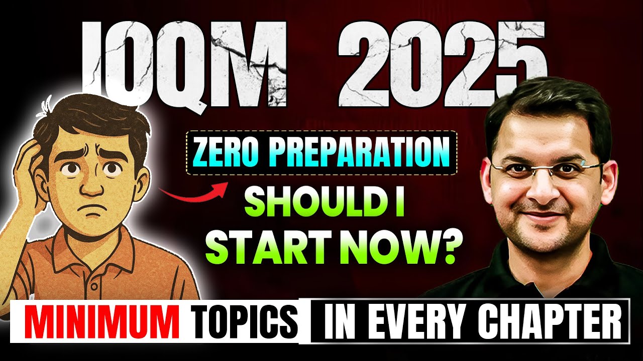 IOQM 2025: Should I Start Now from Zero? | Minimum Topics You Can Cover For Math Olympiad |Abhay Sir