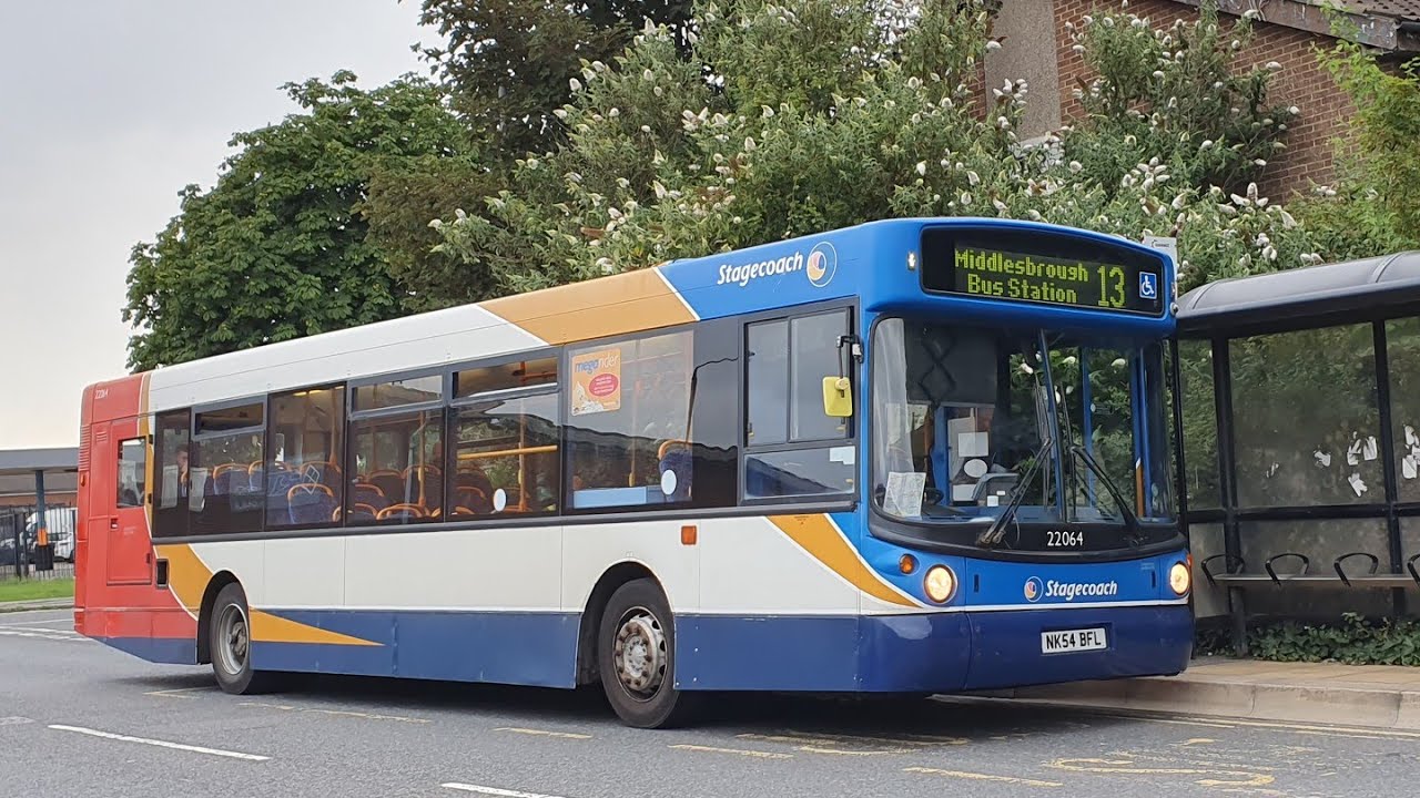 STILL IN SERVICE: Route 34 | NK54BFL/22064 - Stagecoach North East: MAN 18.220LF/Transbus ALX300