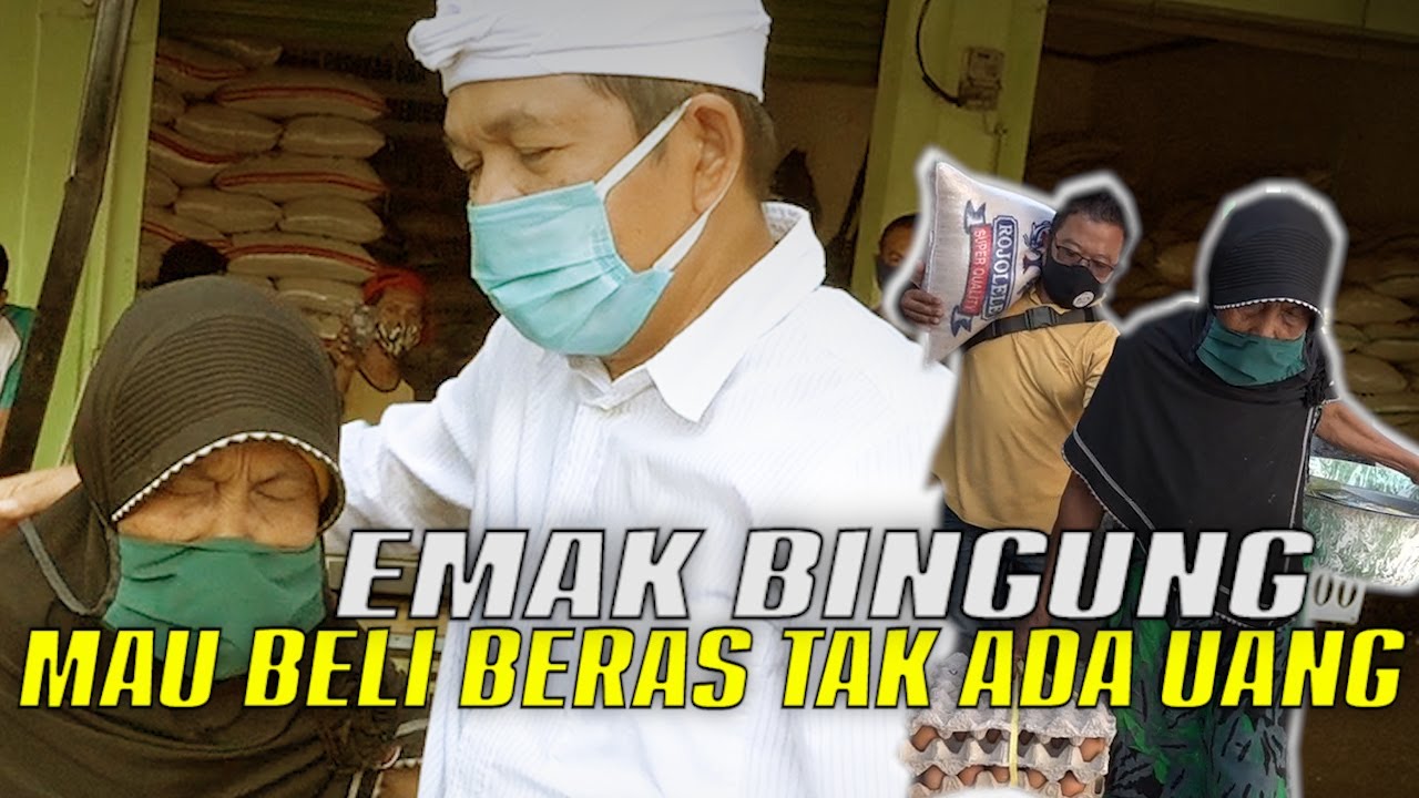 MAK SARI HARUS BERJUALAN SETIAP HARI DEMI 1 LITER BERAS DAN BELI OBAT UNTUK SUAMI