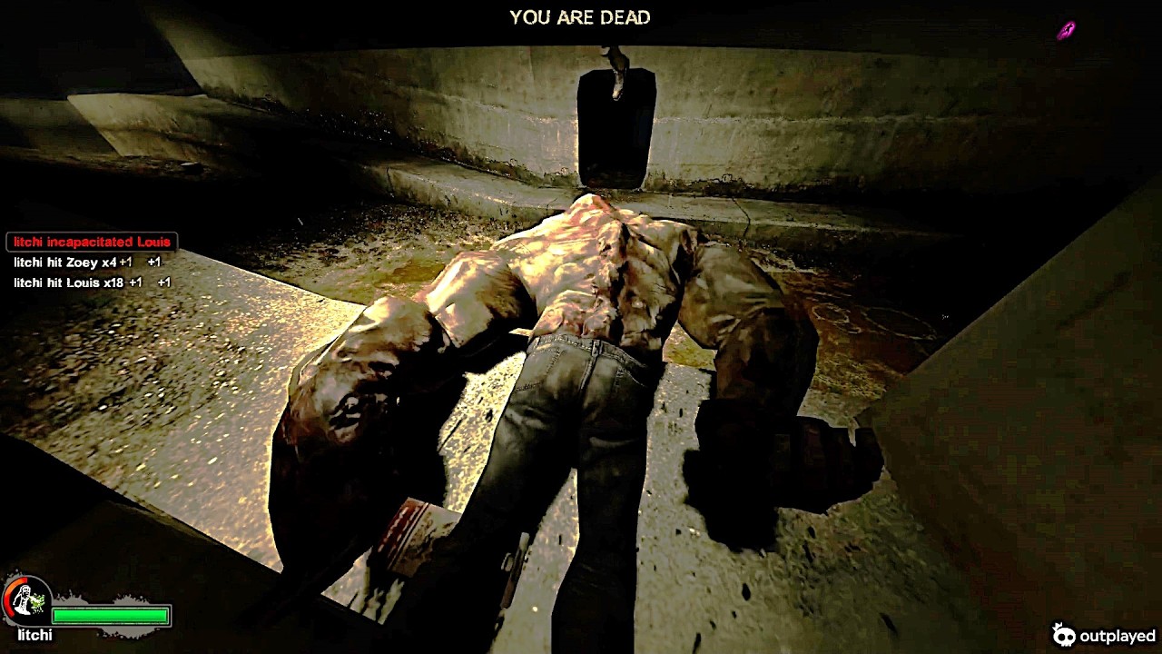 Wrecking his team until he turns on hacks in Left 4 Dead 2