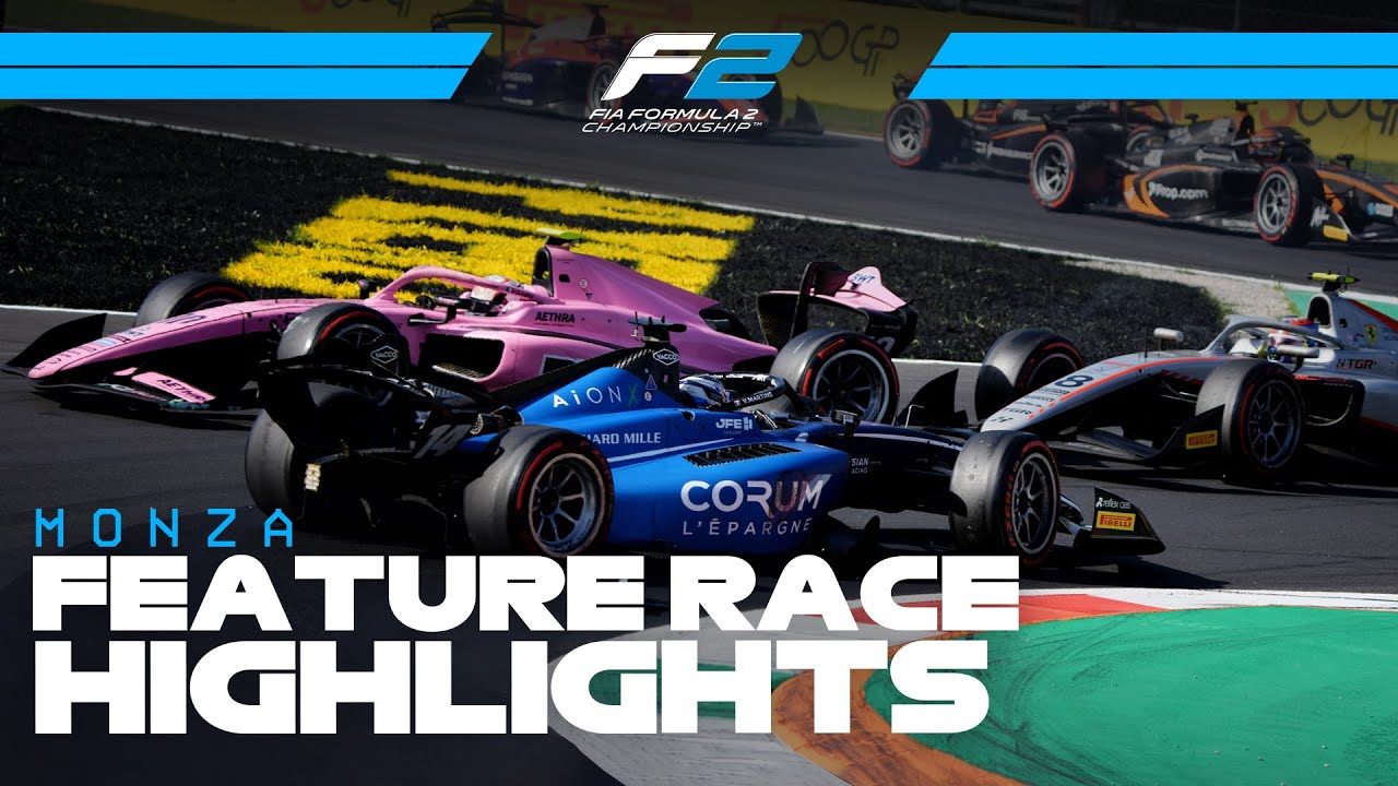 F2 Feature Race Highlights | 2025 Italian Grand Prix