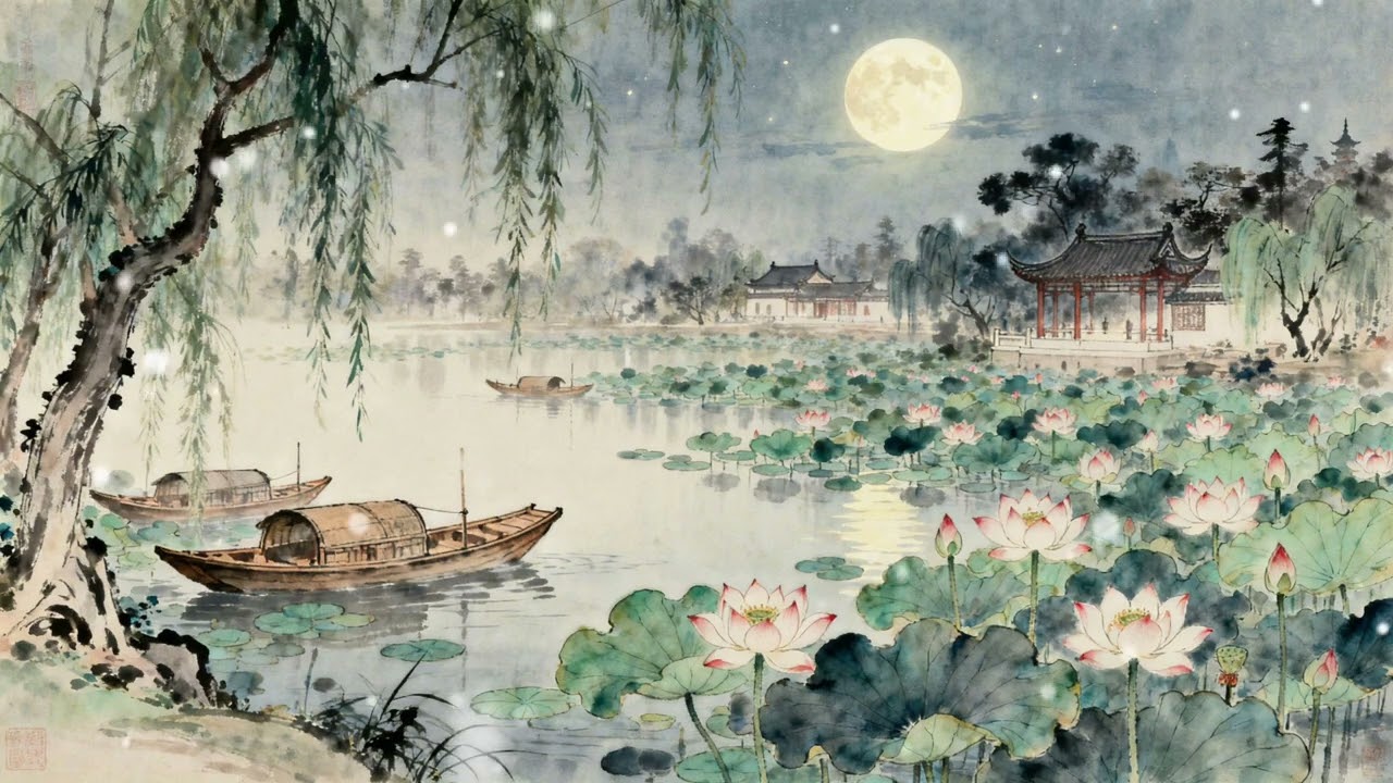 冥想療癒中國風音樂｜藕花深處｜1小時禪意音樂｜無鼓點｜Guzheng & Dizi｜Chinese Zen Music #中國風音樂 #禪意音樂 #冥想療癒 #ChineseZenMusic