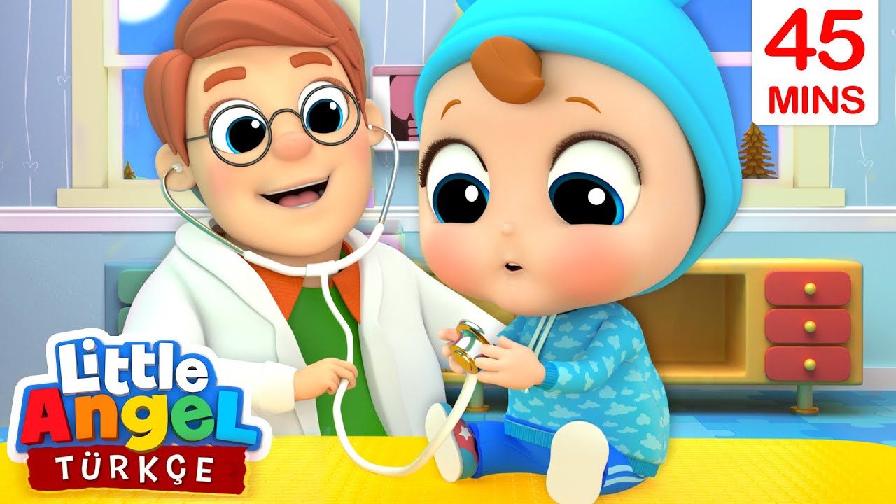 Can Bebek Doktorda | Bebek Hasta Olmuş | En G&uuml;zel &Ccedil;ocuk Şarkıları |  Little Angel T&uuml;rk&ccedil;e