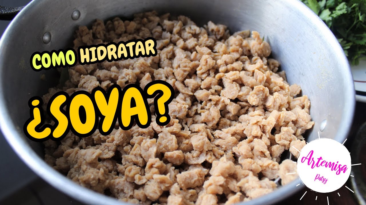 COMO HIDRATAR SOYA? &iquest;texturizada?🤔  &iexcl;De manera r&aacute;pida y f&aacute;cil! Cocina deliciosa 🍴
