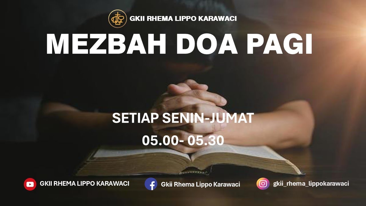 MEZBAH DOA PAGI | RABU, 14 JANUARI 2026