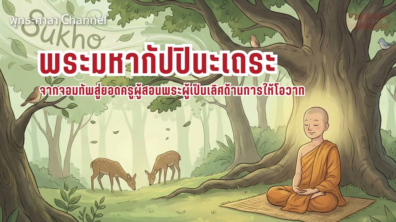 พระมหากัปปินะเภระ จากจอมทัพสู่ยอดครูผู้สอนพระผู้เป็นเลิศด้านการให้โอวาท