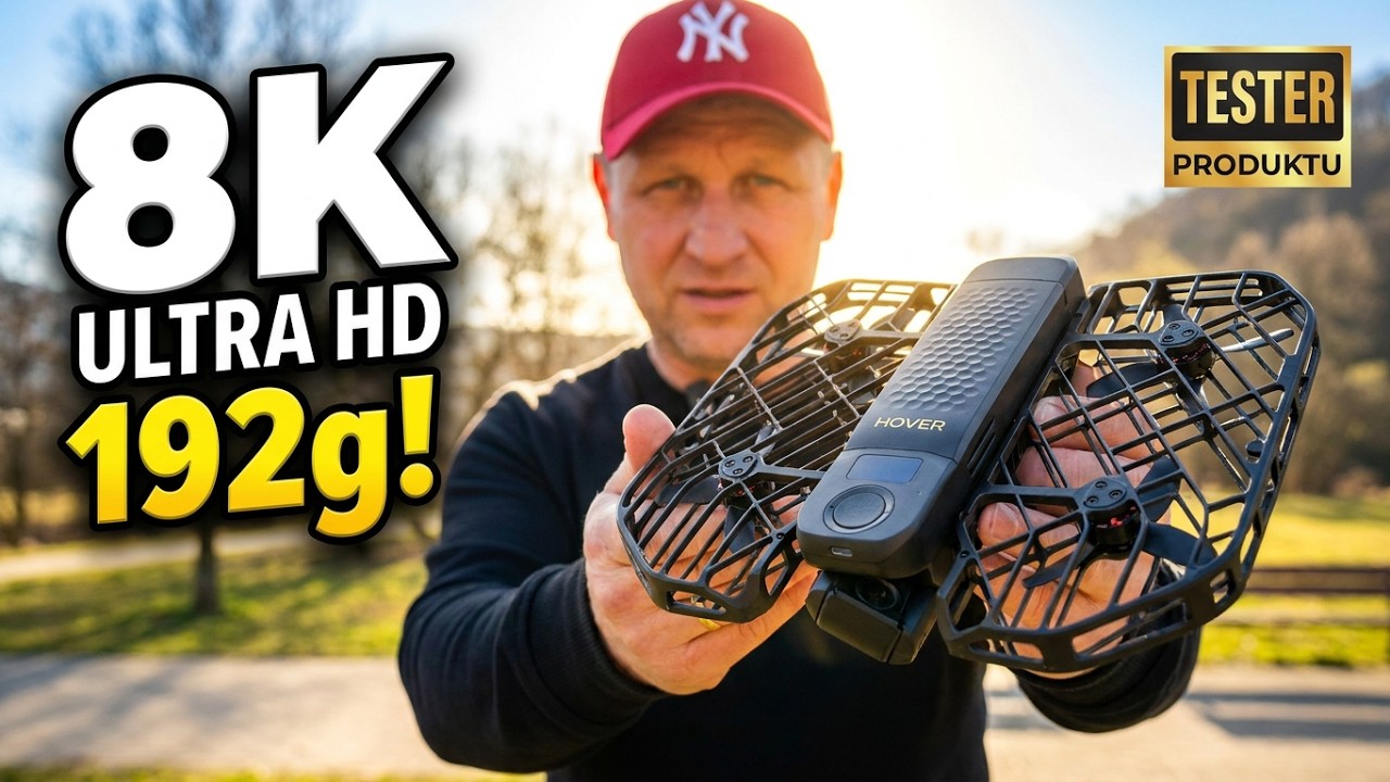 🚁 Mini dron 8K, kt&oacute;ry zaskakuje! HOVER Air X1 PRO MAX &ndash; Pełny Test