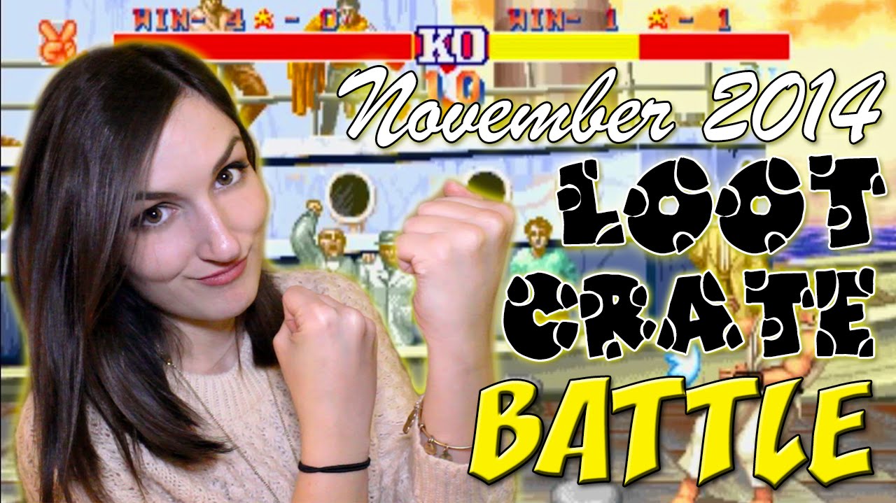 Loot Crate Unboxing: November 2014 Battle Theme - Epic (Cardboard) Fight Scene!!