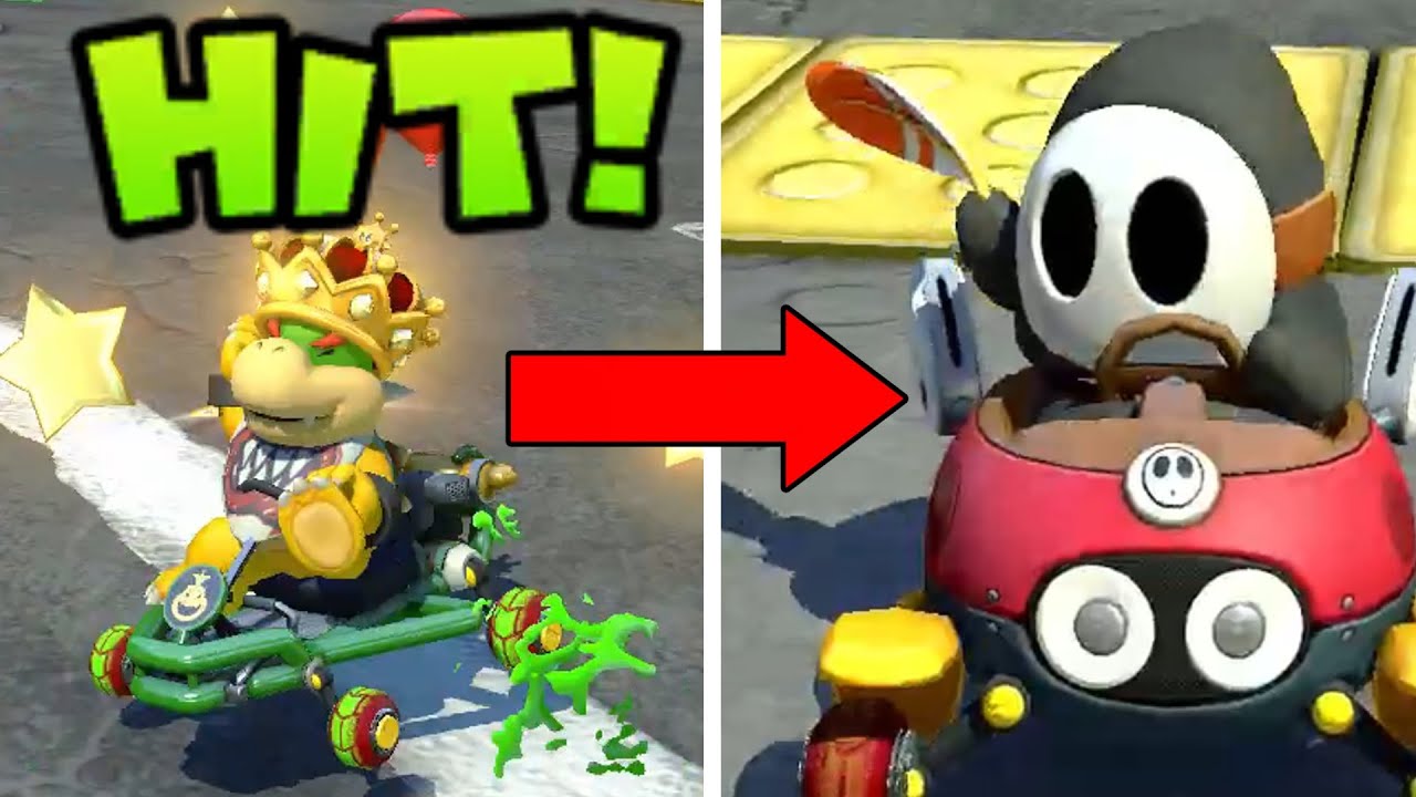 You get hit, You Switch POVs - Mario Kart 8 Deluxe