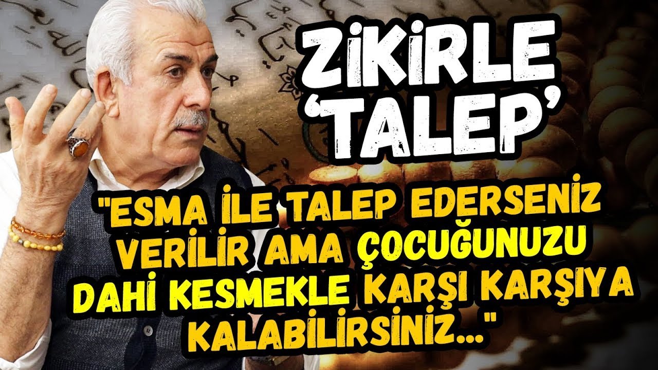 Zikir ile Allah'tan talep etmek, istemek - @Emrah İriç
