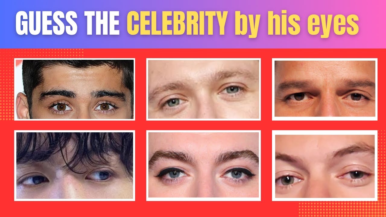 Guess The Celebrity by His Eyes