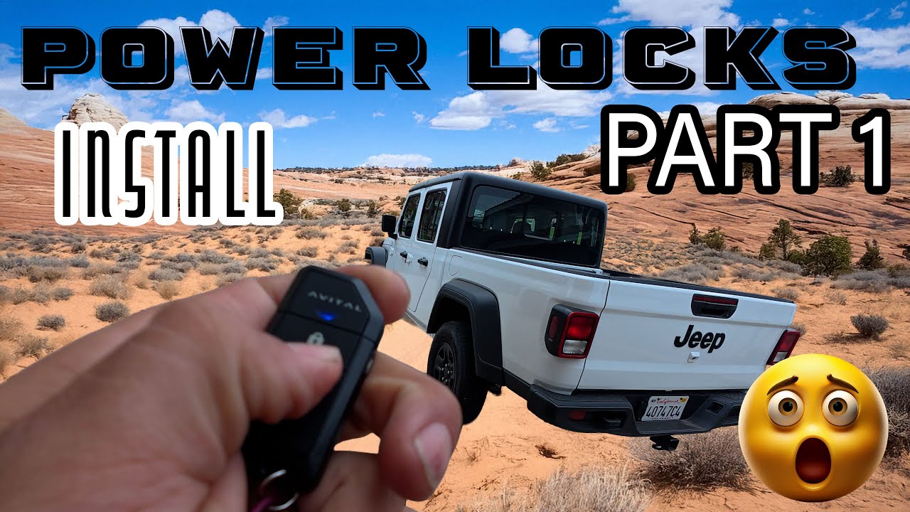 Installing Power Locks On My 2024 Jeep Gladiator/Wrangler Part 1 Front Doors