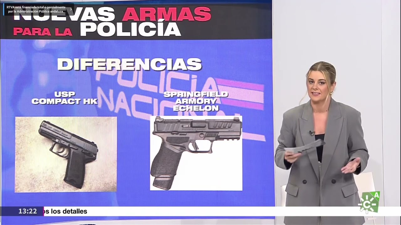 Nueva arma corta (pistola) de dotación en la Policía Nacional