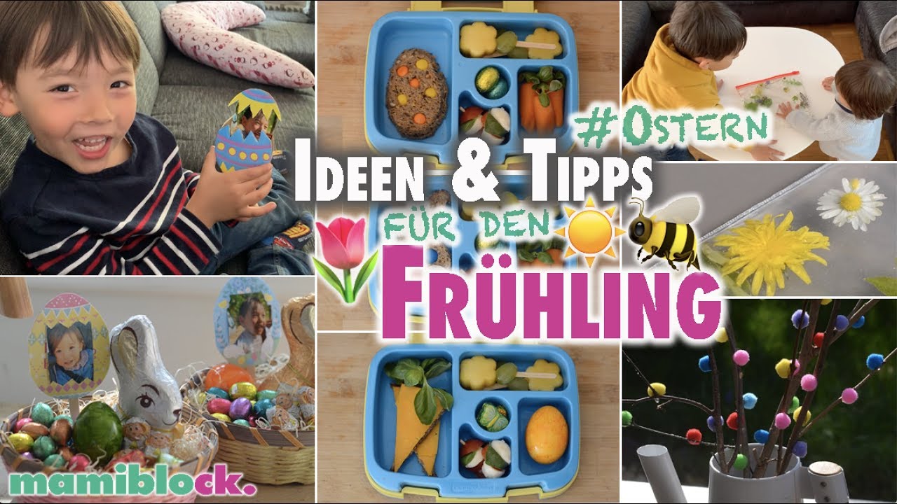 Frühling 🌷🐣 | Brotdosen, Basteln & Spielideen 🐝 | mamiblock
