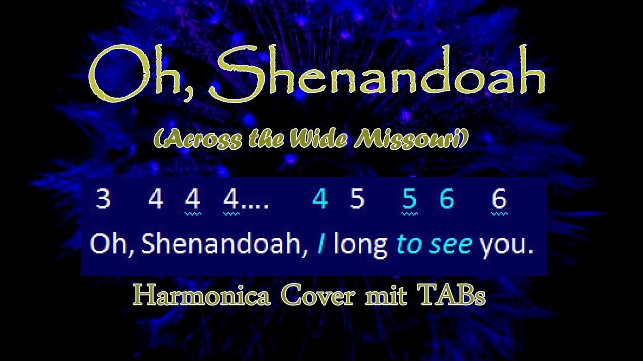 Oh Shenandoah - Harmonica Tabs