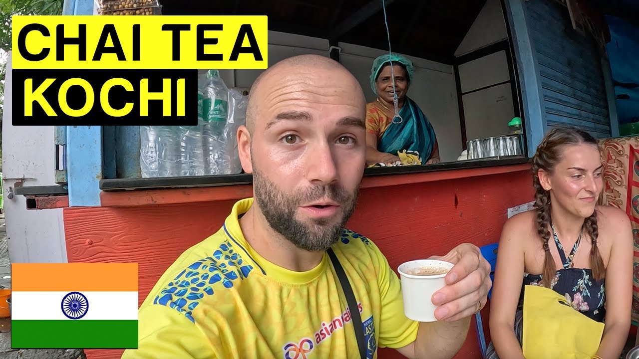 Our First Chai in Kochi - Jew Town market Kerala 🇮🇳