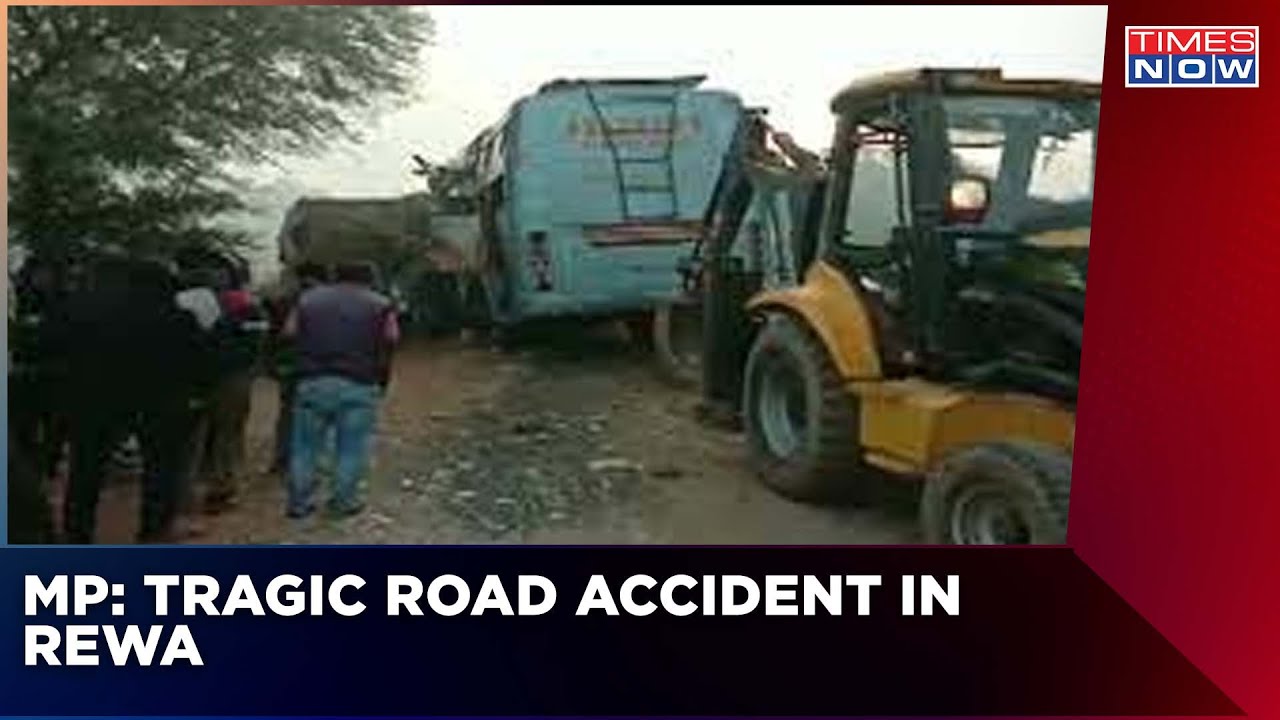 MP: Tragic Road Accident In Rewa | 14 Dead, Over 40 Injured As Bus Collides With Stationary Truck