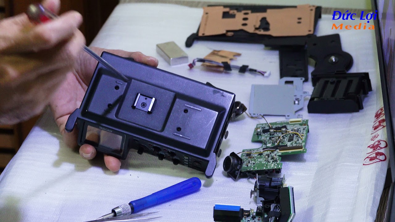 TASCAM DR- 70D HỎNG NÚT ON/OFF | Đức Lợi Camera