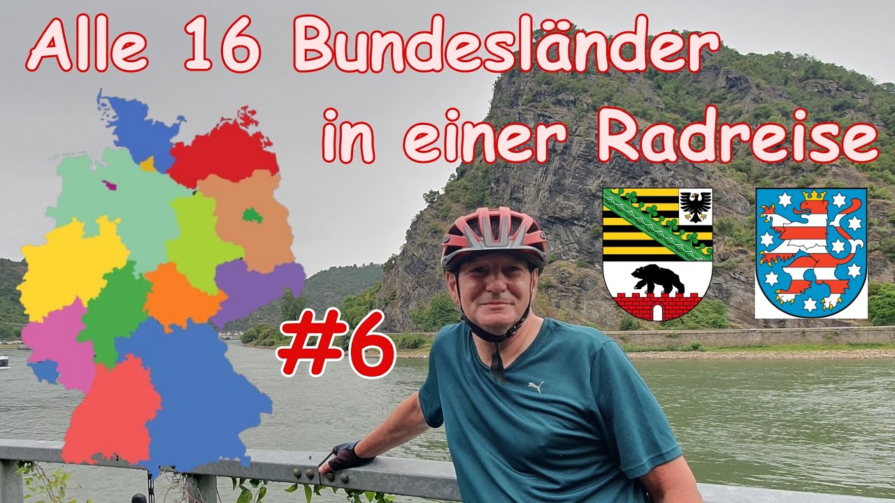 Alle 16 Bundesländer in einer Radreise / Teil 6 / Von Naumburg nach Erfurt
