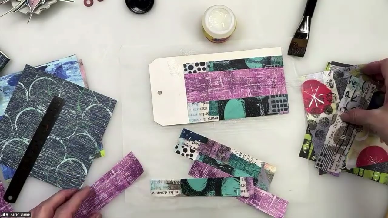 Making Tag Books with Karen Elaine