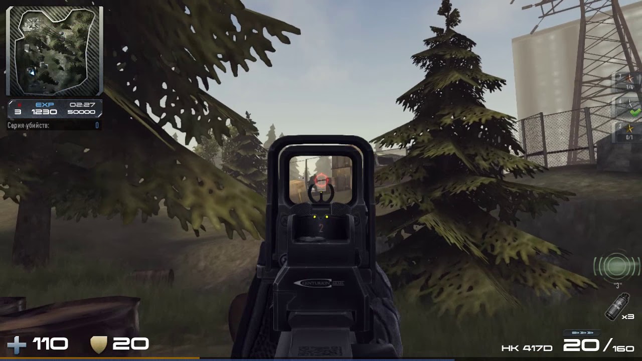 Штурмовая винтовка HK 417D Sniper кастомизация Contract Wars (wtask)обзор!