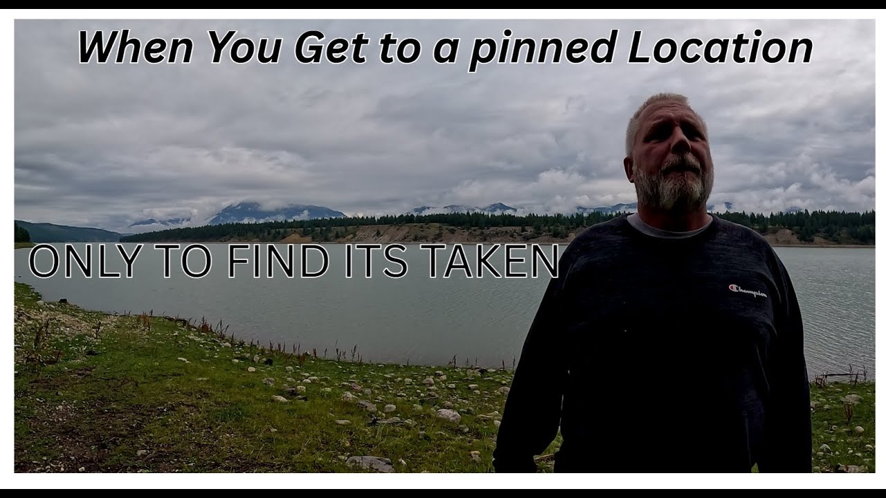 When you get to a pinned location to find its taken