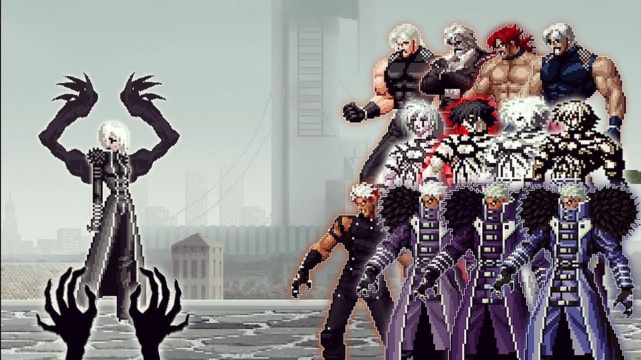 [KOF Mugen] Kill Everything Vs Krizalid, Orochi, Rugal Team | 1 VS 12