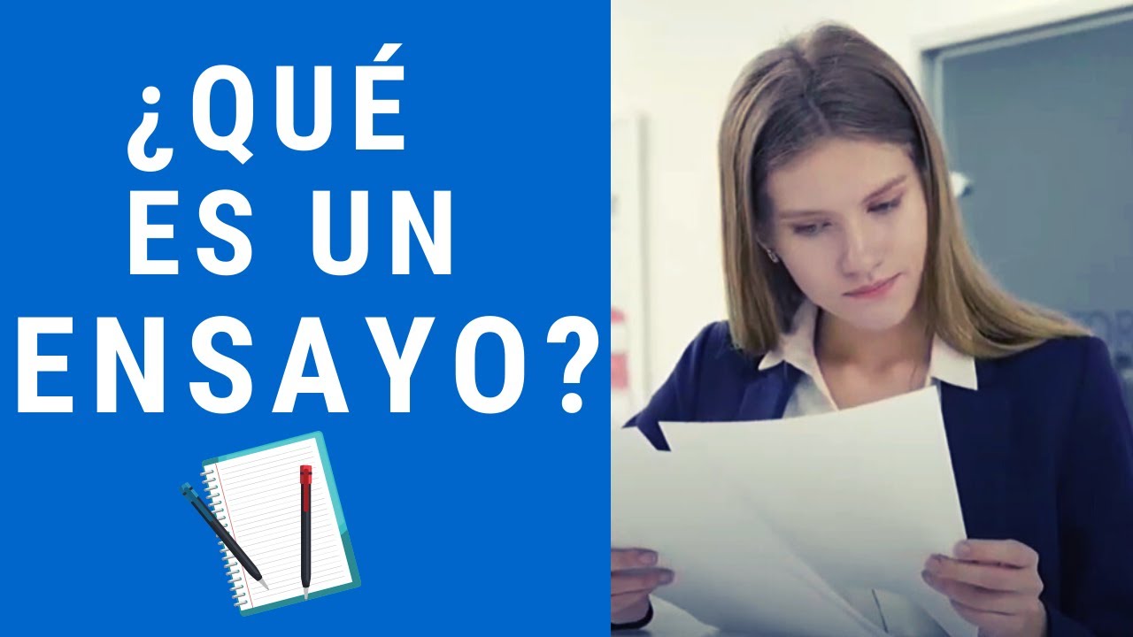 &iquest;Qu&eacute; es un ENSAYO y cu&aacute;les son sus partes? 📝
