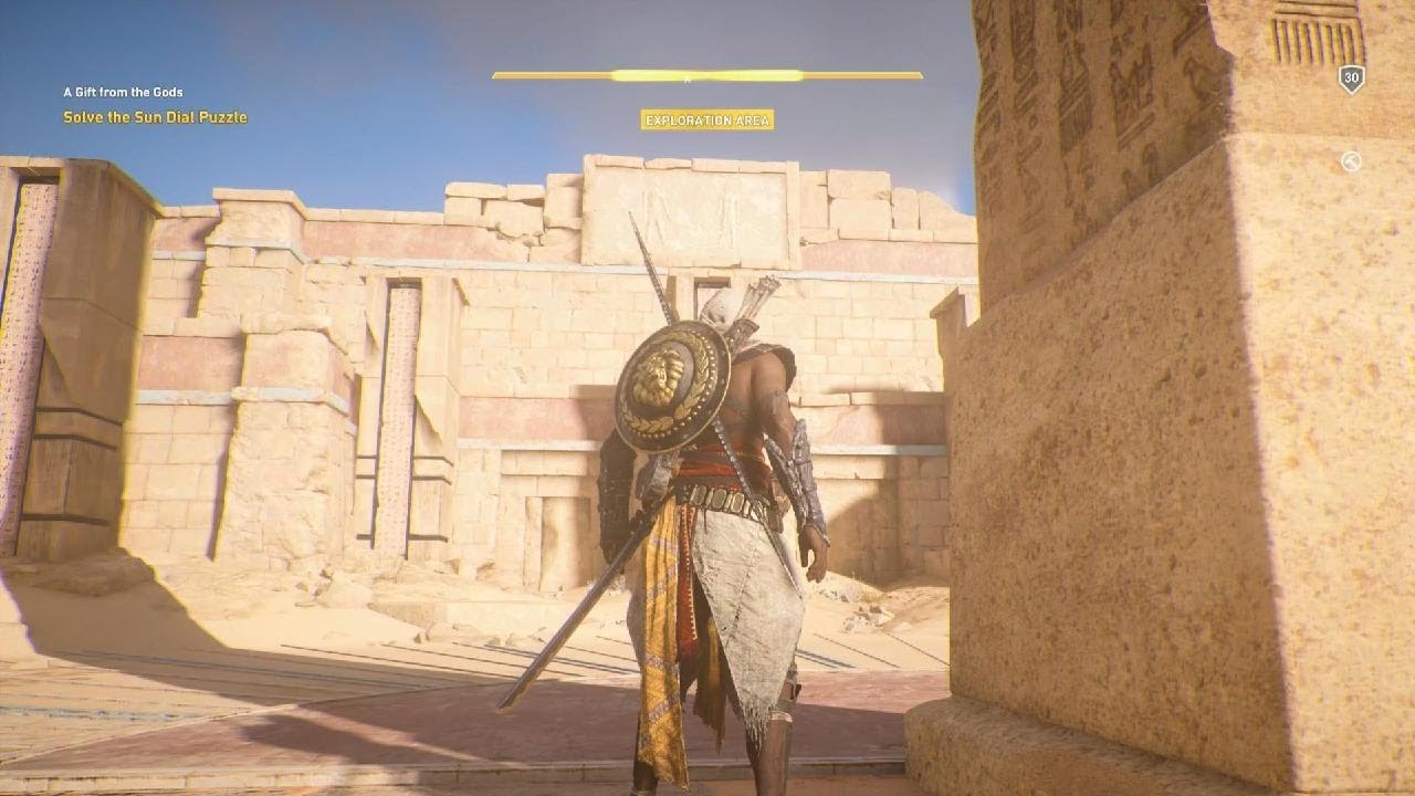 Assassin's Creed Origins - Sun Dial Puzzle Not Working