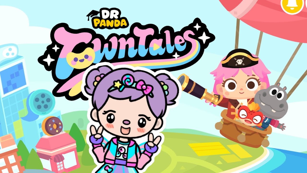 Trying out toca boca look-alike games [Dr. Panda Town Tales]