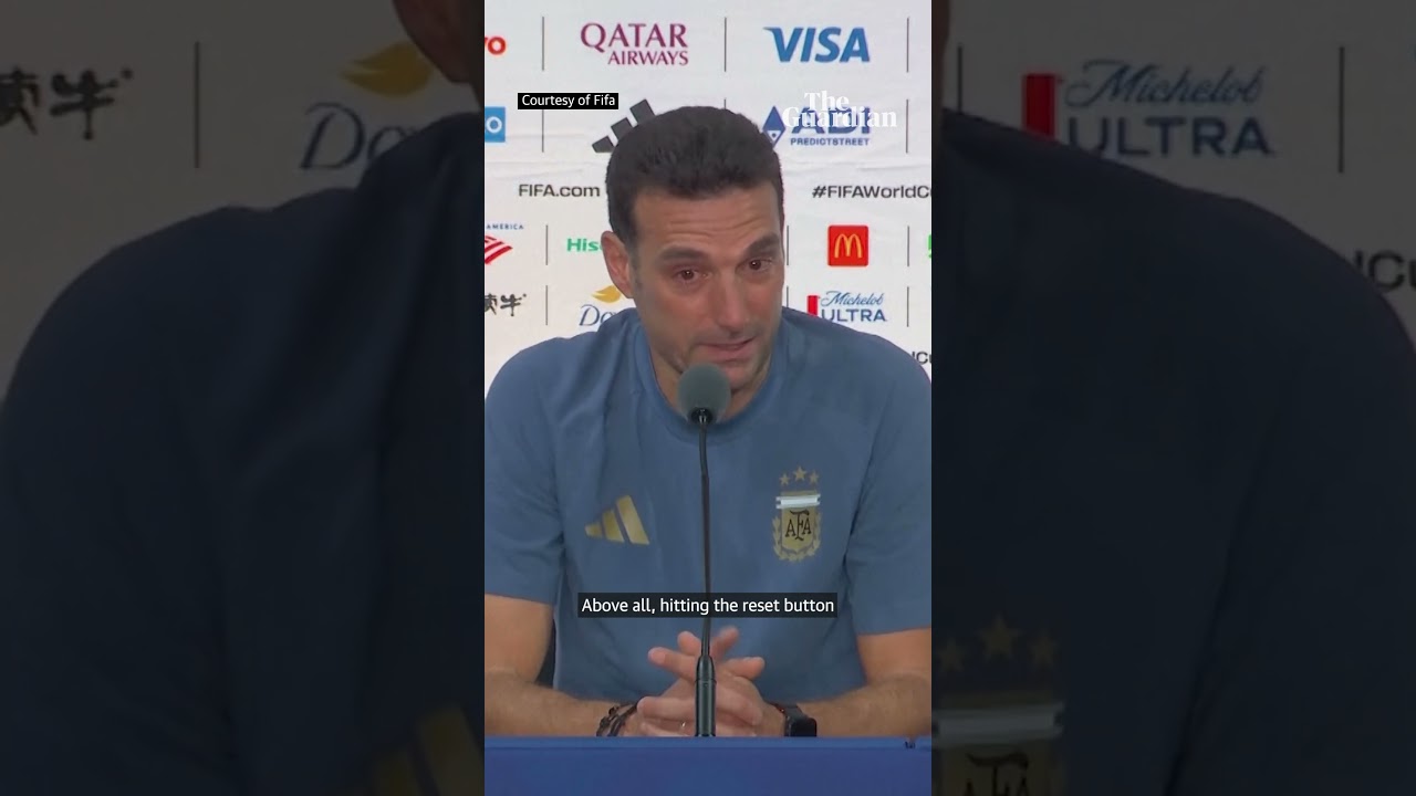 'It hurts my soul': Scaloni bursts into tears and leaves press conference after World Cup final loss