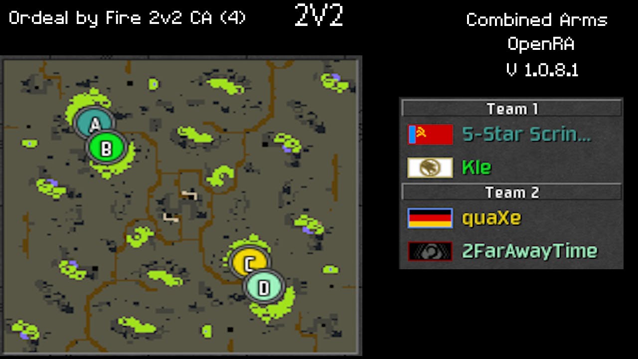 300# - Team game - 1 - 24/01/2026 - 2v2 - Combined Arms V1.0.8.1 (OpenRA)