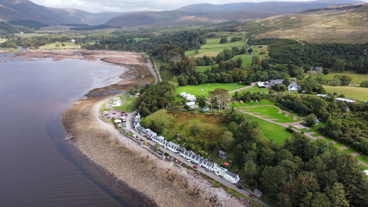 2024 Aug 30. Scotland, Applecross INN drone 4k
